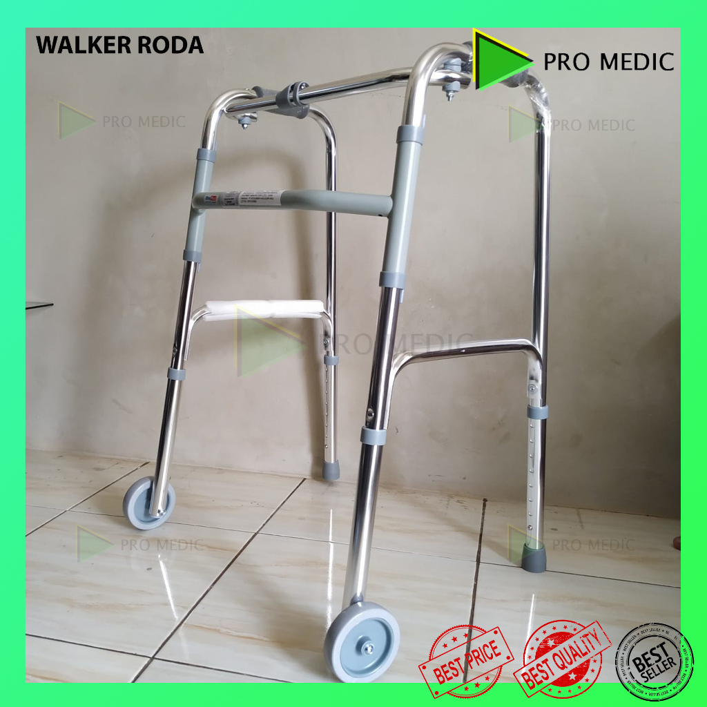 Jual Walker Roda | Kruk Alat Bantu Jalan Sellaco Sella | Shopee Indonesia