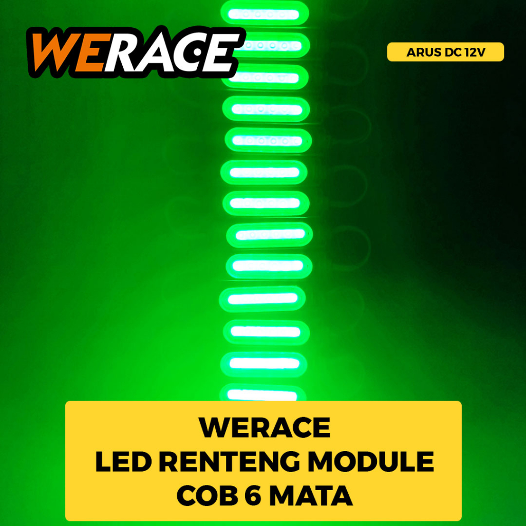 Jual WERACE LED Renteng Module COB 6 Mata 12 Volt Waterproof Harga ...