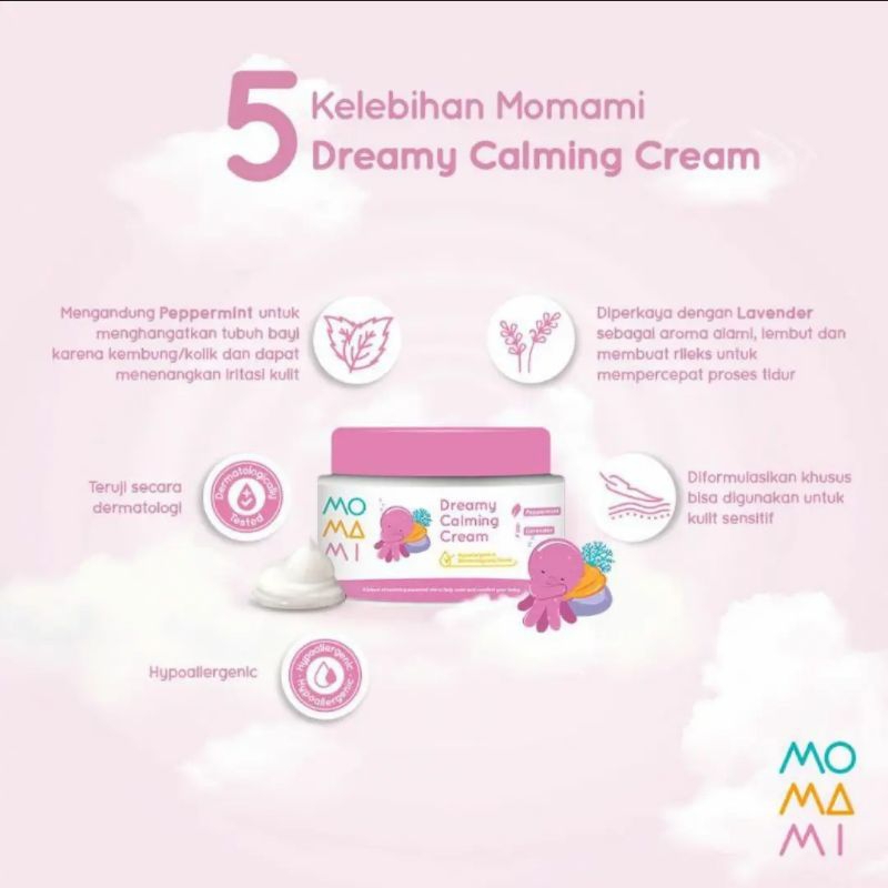 Jual Momami Dreamy Calming Cream 50g | Shopee Indonesia