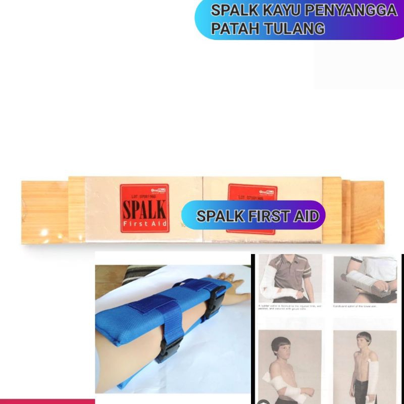 Jual Spalk Kayu First Aid Bidai Kayu Patah Tulang Spalk Kayu Penyangga ...