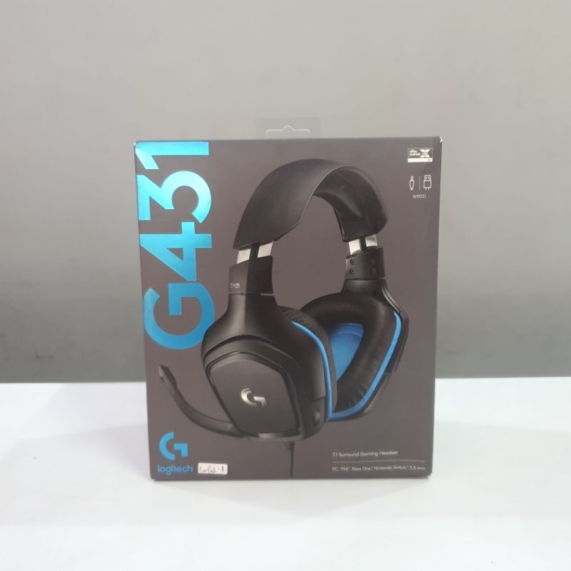 Jual HEADSET GAMING LOGITECH G431 7.1 SURROUND SOUND MURAH