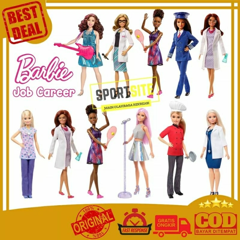 Jual Barbie You Can Be Anything Doll Original Boneka Anak Profesi Karir ...