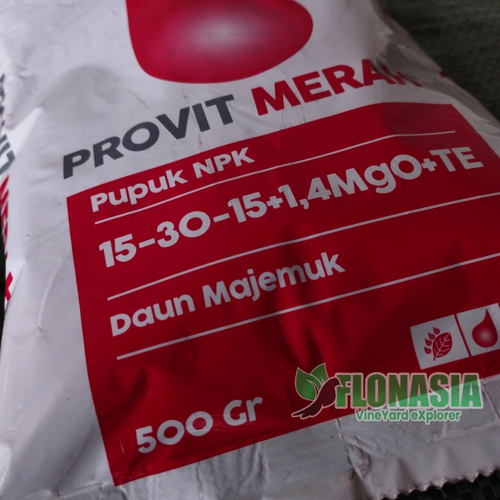 Jual Pupuk Provit Merah Meroke 500 Gram NPK Kemasan Pabrik Hidroponik ...
