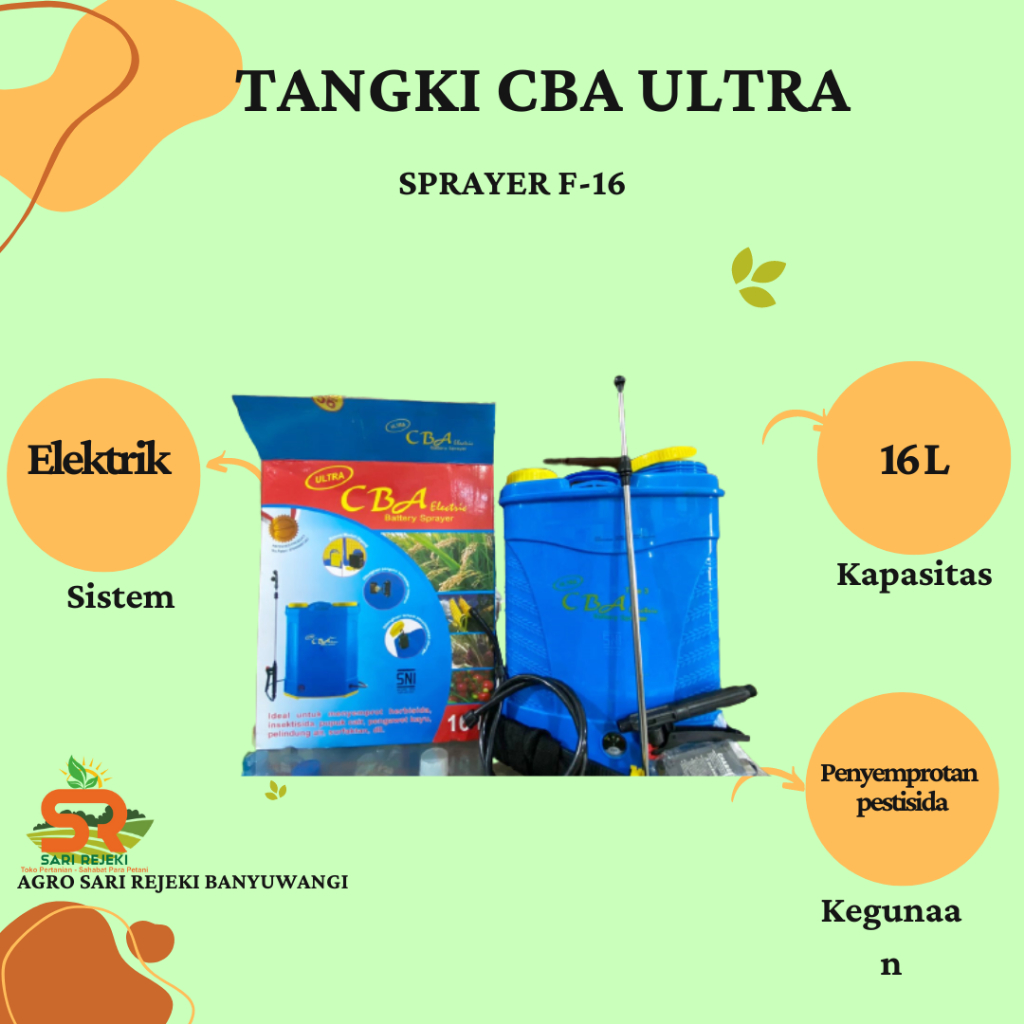 Jual SPRAYER TANGKI CBA ELEKTRIK 16 L | Shopee Indonesia