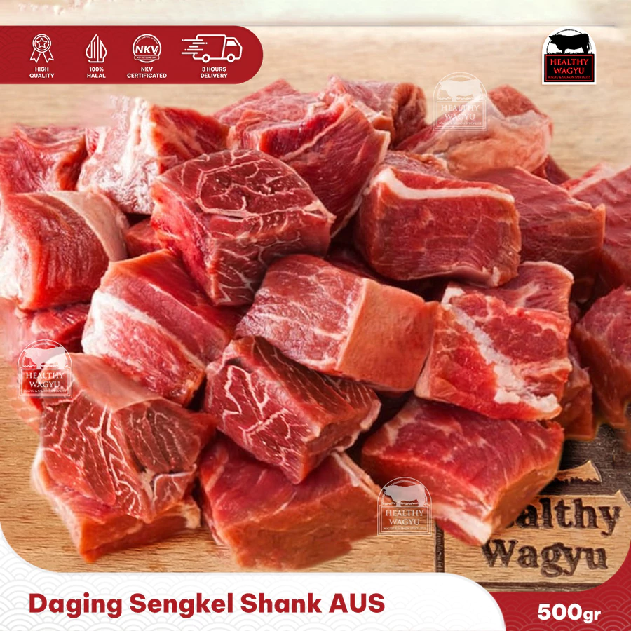 Daging Sapi Sengkel Shank Import Australia 500gr Healthy Wagyu