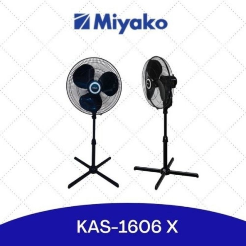 Jual MIYAKO KIPAS ANGIN STAND FAN KAS 1606 X PL KAS1606X KIPAS ANGIN