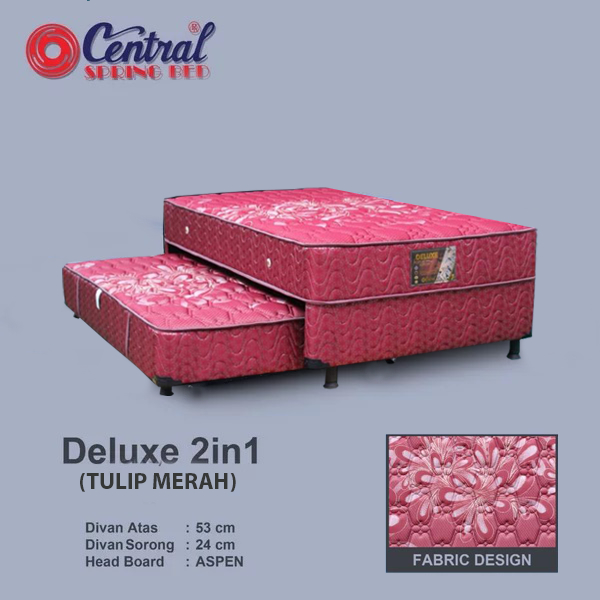 Jual KASUR SPRINGBED SORONG CENTRAL DELUXE 2in1 - ORIGINAL 100% ...