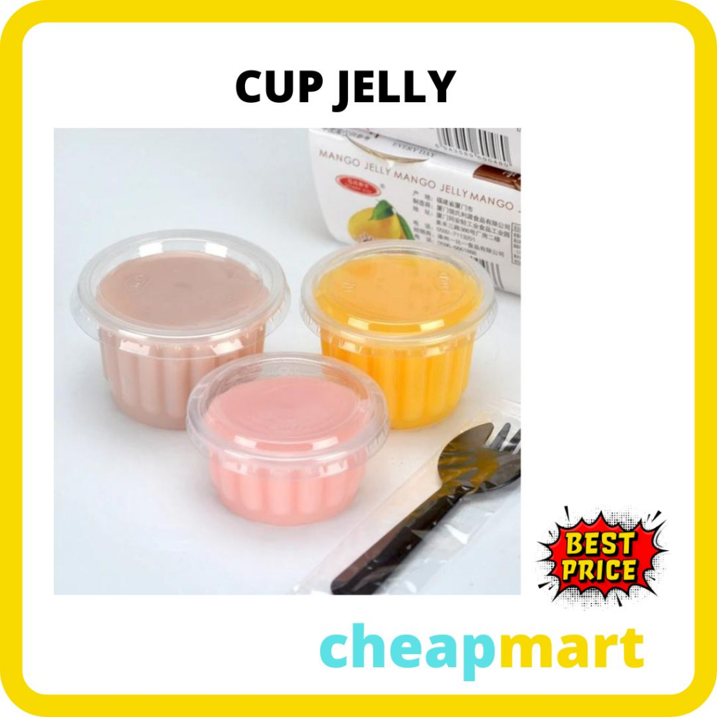 Jual Cup Jelly / Gelas Plastik Jelly / ukuran 100ml dan 120ml Shopee