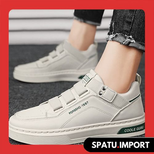 Jual Sepatu Sneakers Wanita Pria Bahan Premium Tanpa Tali Original