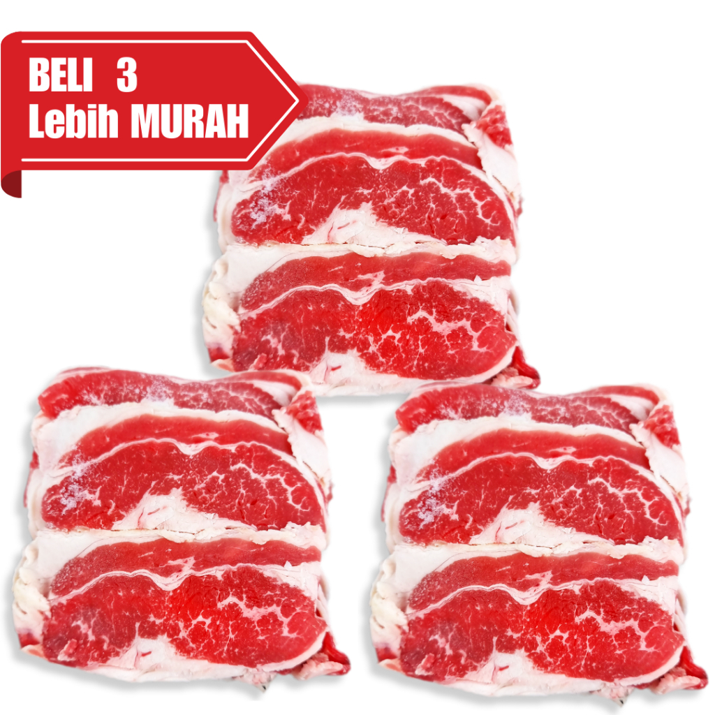 Jual Daging Sapi Lapis Us Sliced Beef Us Shortplate Beef Slice 500gr