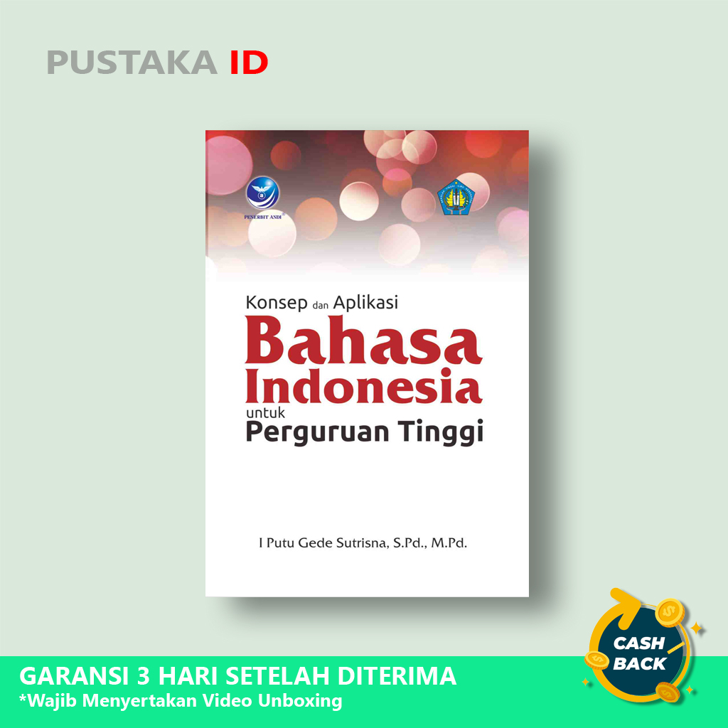 Jual Buku Konsep Dan Aplikasi Bahasa Indonesia Untuk Perguruan Tinggi ...