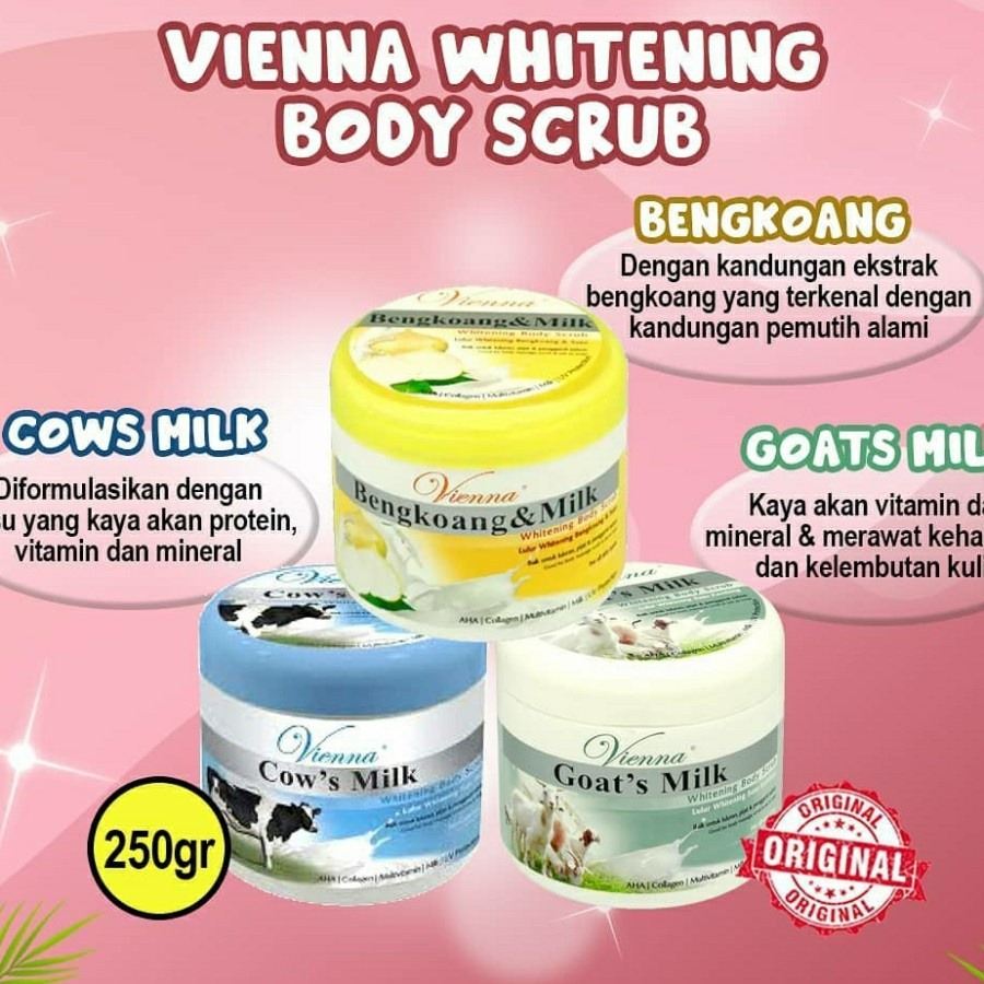 Jual Vienna Body Scrub Series Shopee Indonesia
