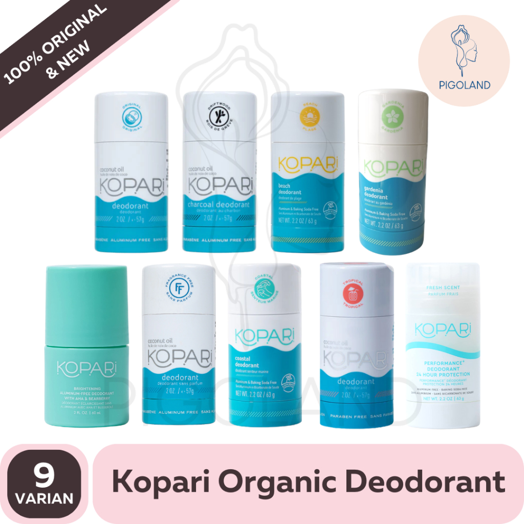 Jual Kopari Organic Deodorant Charcoal Beach Gardenia Tropical Coastal