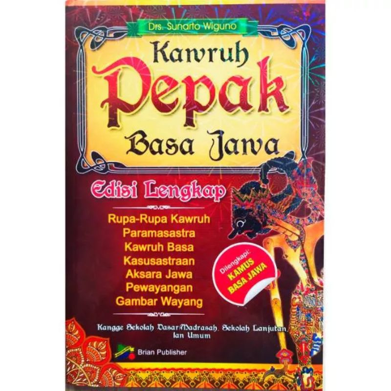 Jual Buku Kawruh Pepak Bahasa Jawa Edisi Terlengkap Bergambar Full ...