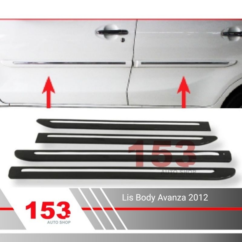 Jual Lis Body Side Moulding Avanza 2012 Model Veloz Shopee Indonesia