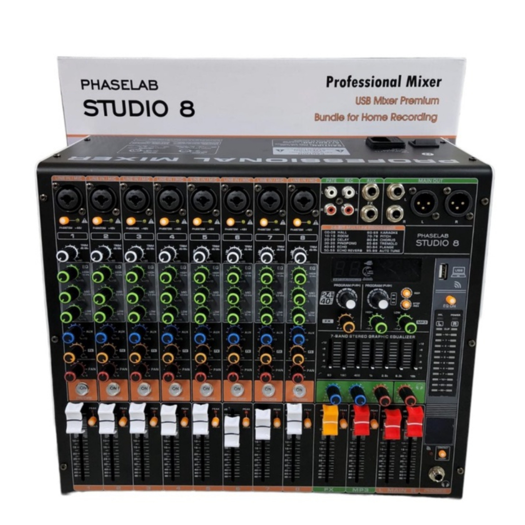 Jual Mixer Phase Lab Studio 8 8 Channel Shopee Indonesia