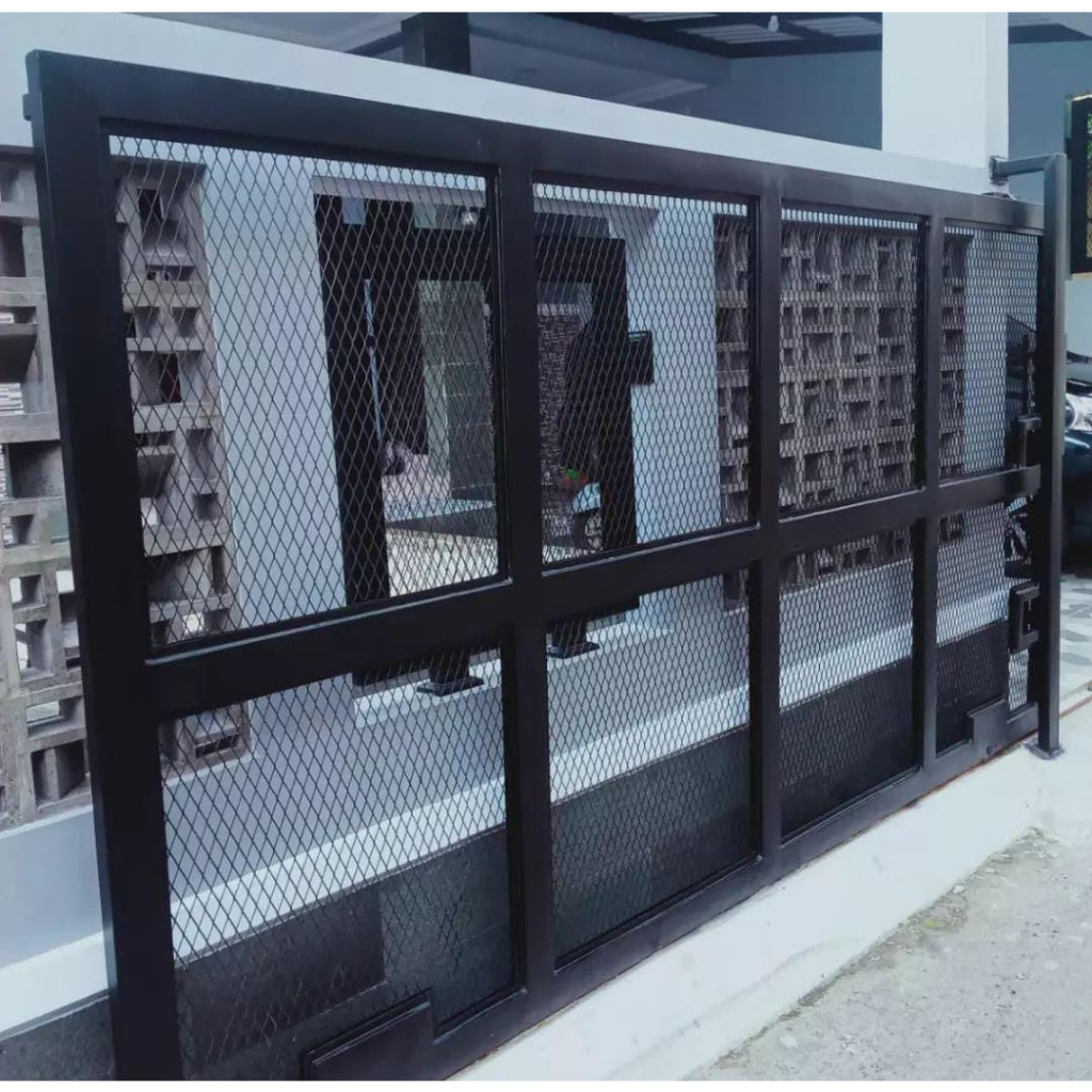Jual Pagar Rumah Besi Minimalis | Hollow | Kawat Expanded Metal | Ram