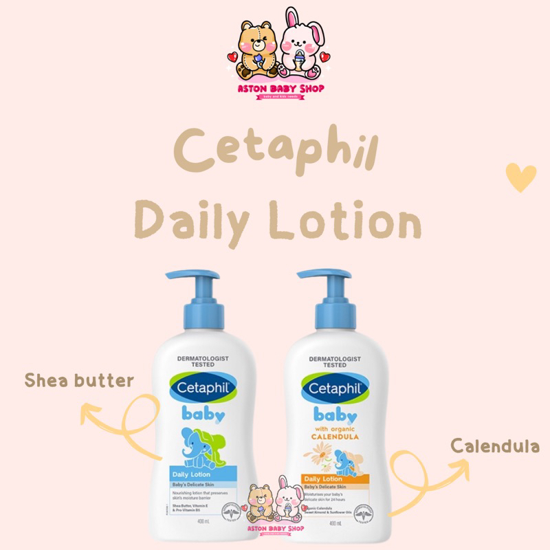 Jual Cetaphil Baby Daily Lotion 400 Ml Shea Butter Organic Calendula