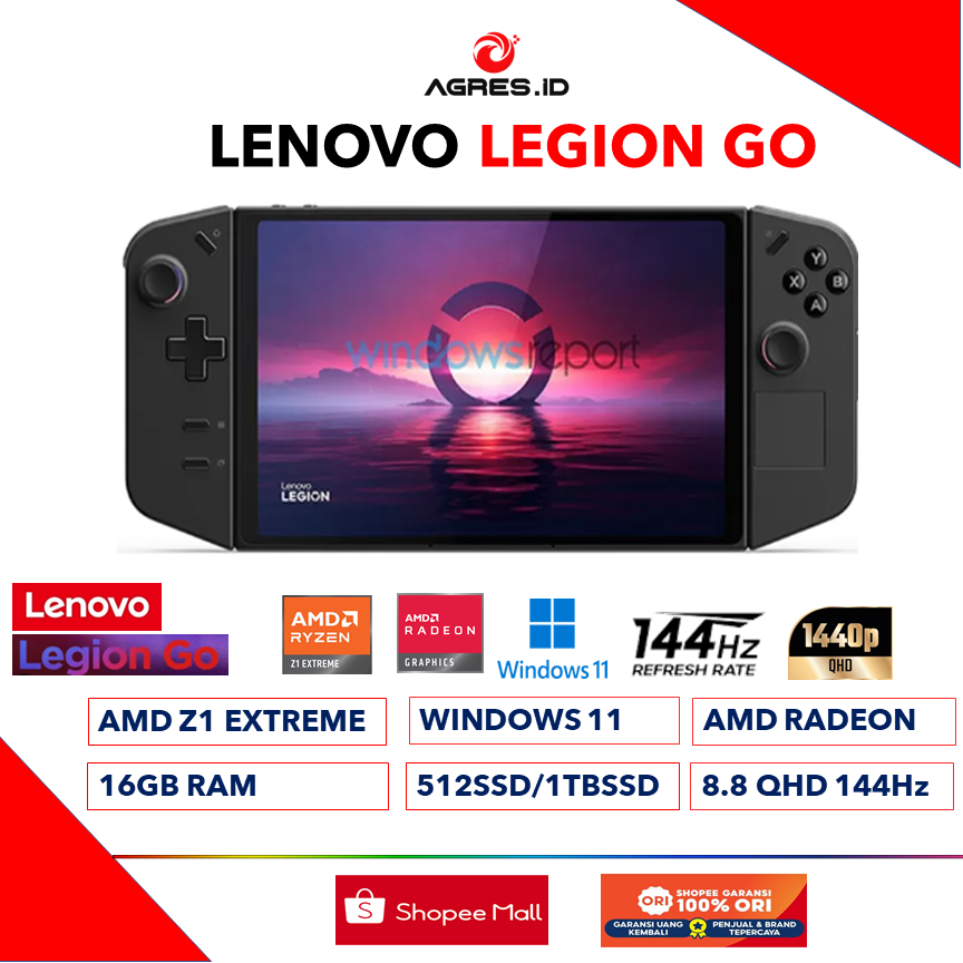 Jual [READY STOCK] LENOVO LEGION GO AMD Z1 EXTREME 16GB 1TBSSD 8.8QHD