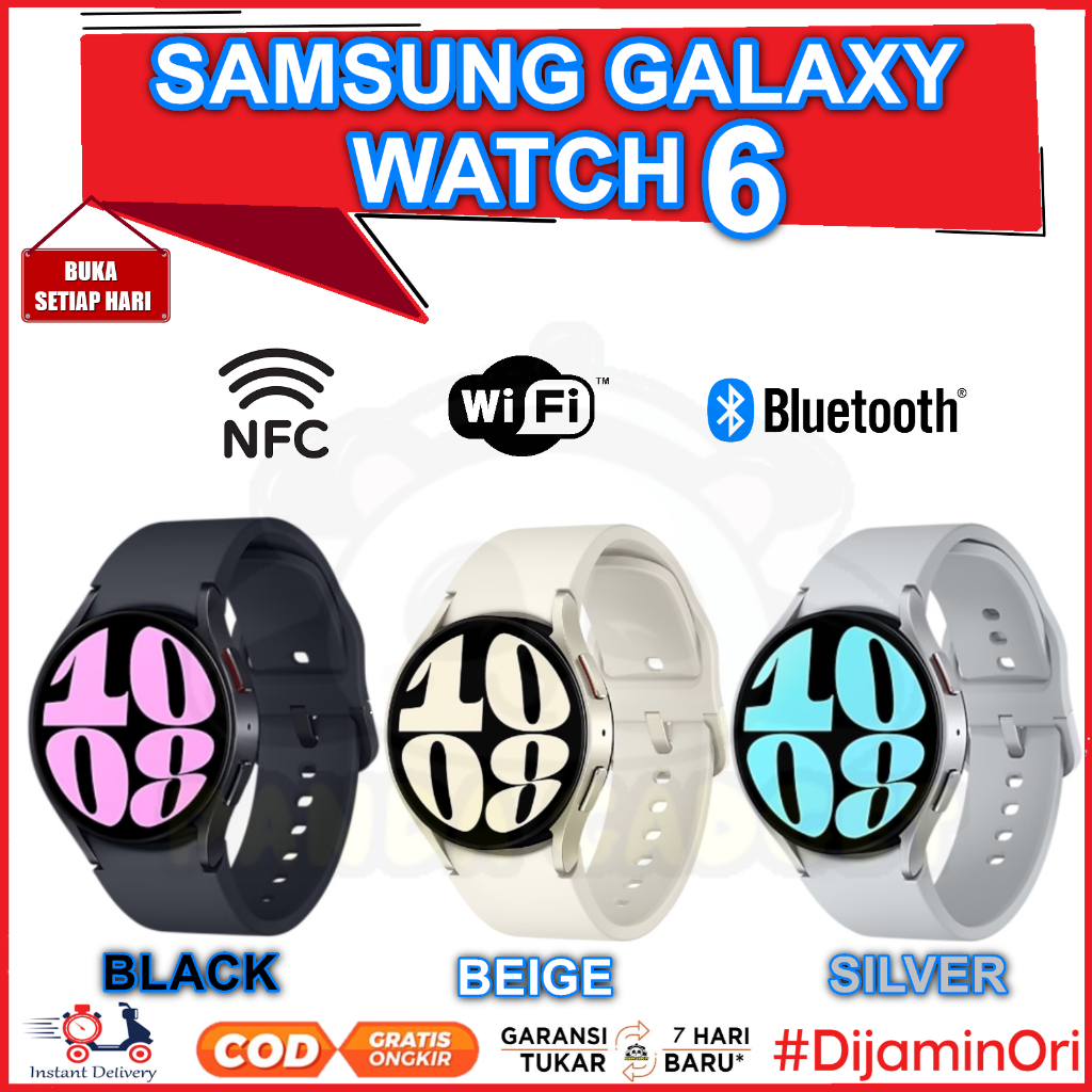 Jual Samsung Galaxy Watch 6 Series Sein Garansi Resmi 40mm 44mm Smartwatch Jam Digital Rival 9610