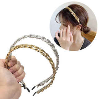 Jual Bando Rantai Besar Retro Big Chain Headband Hairband Korean Chain ...