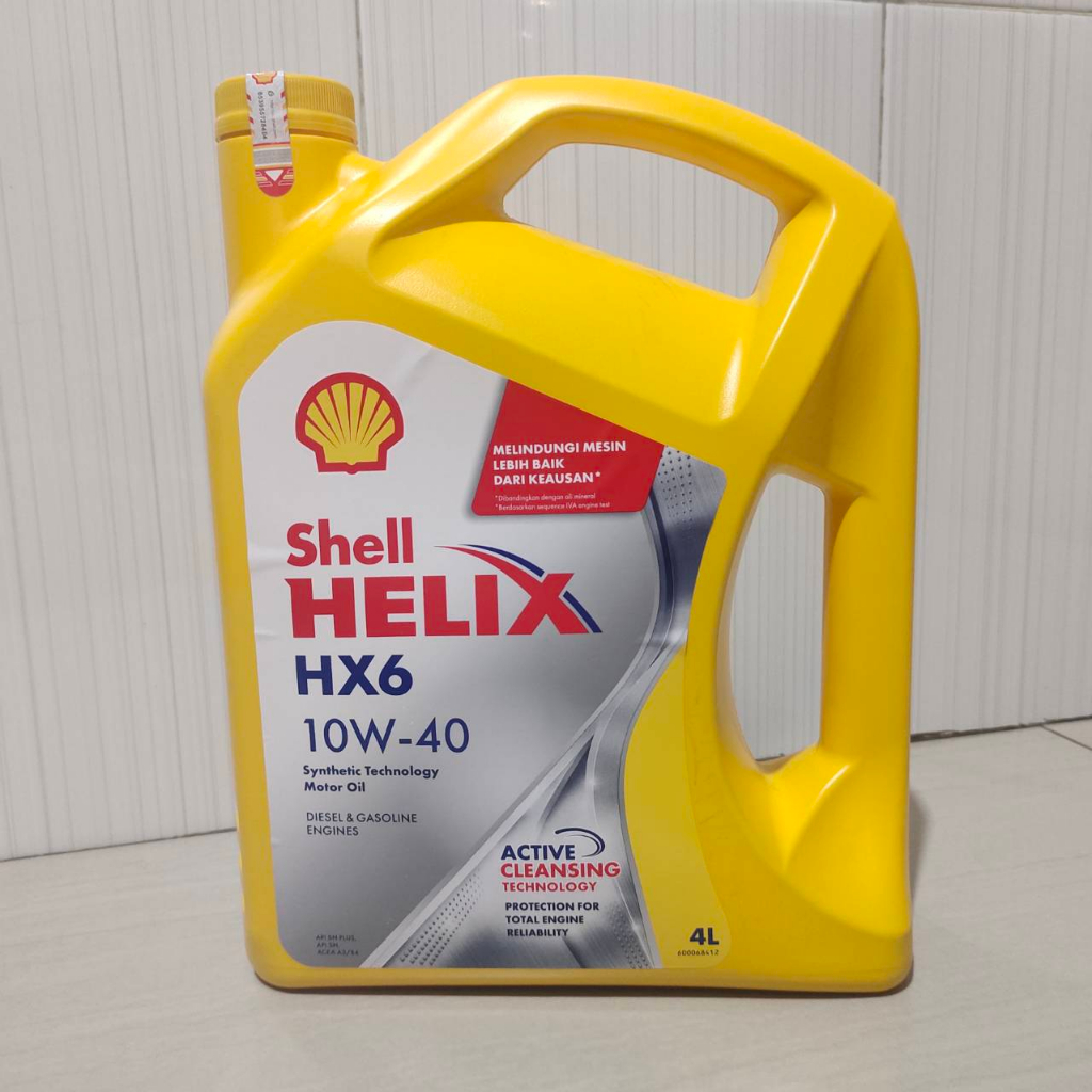 Jual Shell Helix HX6 10W - 40 API SN , SN PLUS 4L (Oli Mobil SYNTHETIC ...