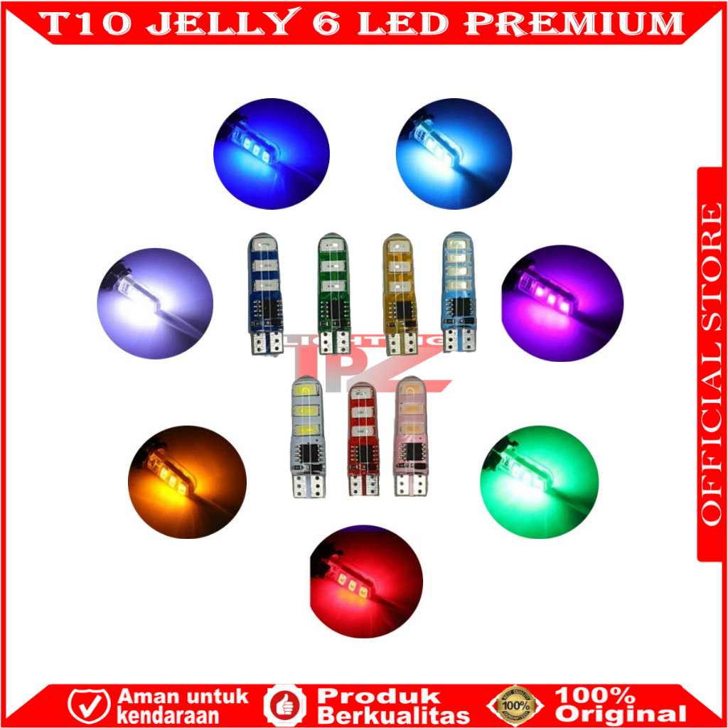 Jual ORIGINAL LED SEIN MOTOR LAMPU LED T10 JELLY NON KEDIP I T10 Lampu ...