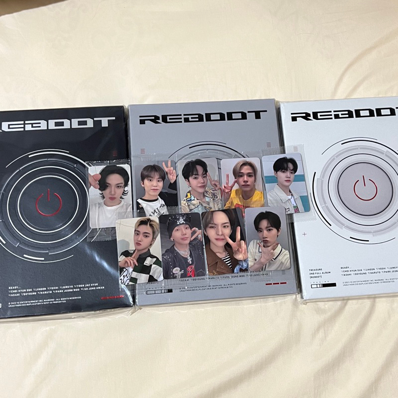 Jual Ready Stock Siap Kirim Album Treasure Reboot First Press St Full