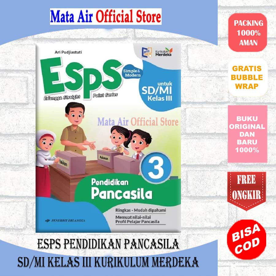 Jual ESPS PENDIDIKAN PANCASILA SD/MI KELAS 1 2 3 4 5 6 KUR. MERDEKA ...