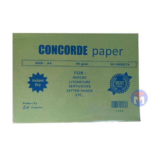 Jual Kertas Concorde A4 90gr 20 Lembar Shopee Indonesia