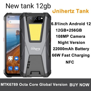  8849 Tank 2 Rugged Smartphone, 22GB+256GB Unlocked Rugged Phone  with Projector, 6.79 4G Waterproof Cell Phone with Camping Light, 15500mAh  64MP Night Vision Android 13 Phone Unlocked, OTG/NFC : Cell Phones