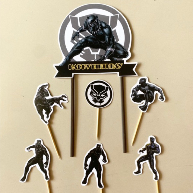 jual-topper-blackpanther-cake-topper-black-panther-topper-kue-blackpanther-hiasan-kue-blackpanther-topper-happy-birthday-karakter-shopee-indonesia
