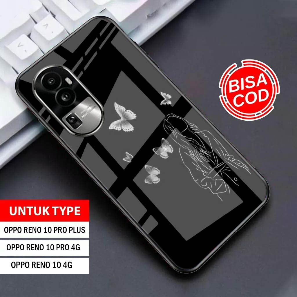 Jual Softcase Glass Kaca Oppo Reno 10 4g/ Reno 10 Pro Plus