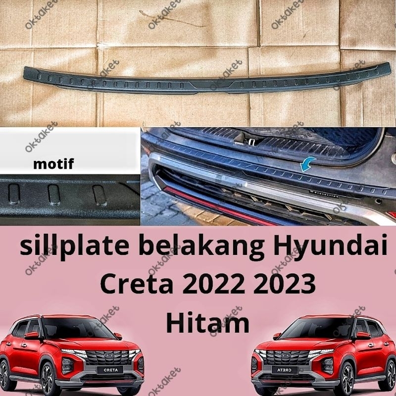 Jual Sillplate Belakang Hyundai Creta Hitam Shopee Indonesia