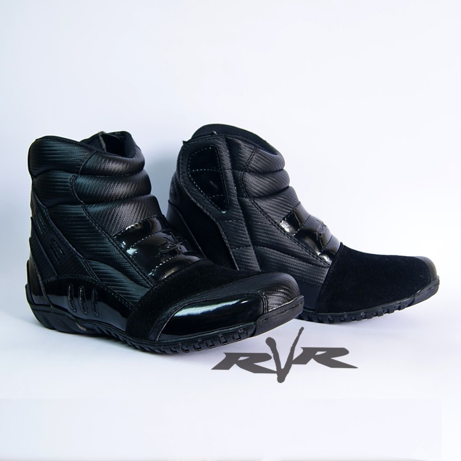 Jual Rvr Rush V2 - Sepatu Motor - Black | Shopee Indonesia