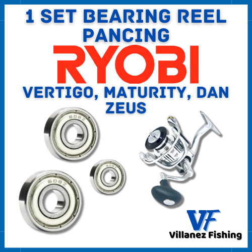 Jual BEARING REEL SET RYOBI VERTIGO, MATURITY, DAN ZEUS MINI BEARING ...