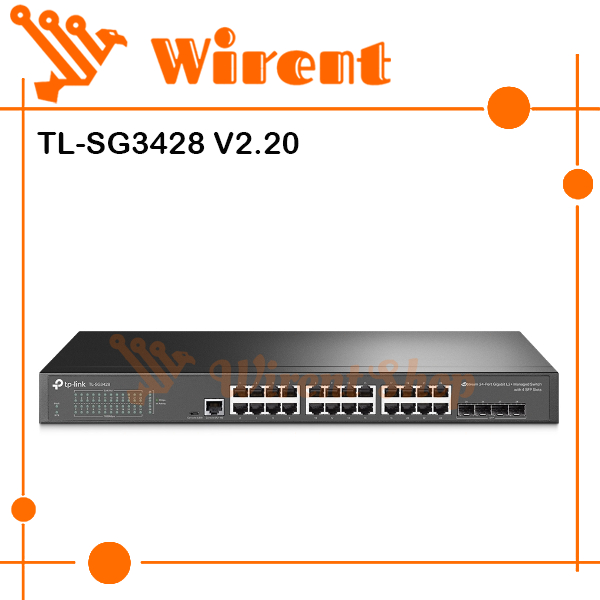 Jual TP-Link TL-SG3428 V2.20 24-Port Gigabit L2 Managed Switch + 4 SFP ...