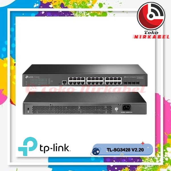 Jual TP-Link TL-SG3428 V2.20 24-Port Gigabit L2 Managed Switch + 4 SFP ...