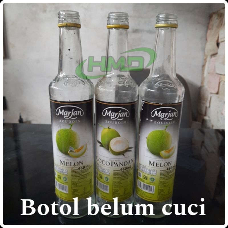 Jual Botol marjan/drum uk 460ml +sumbat+Tutup putih (baru) | Shopee ...
