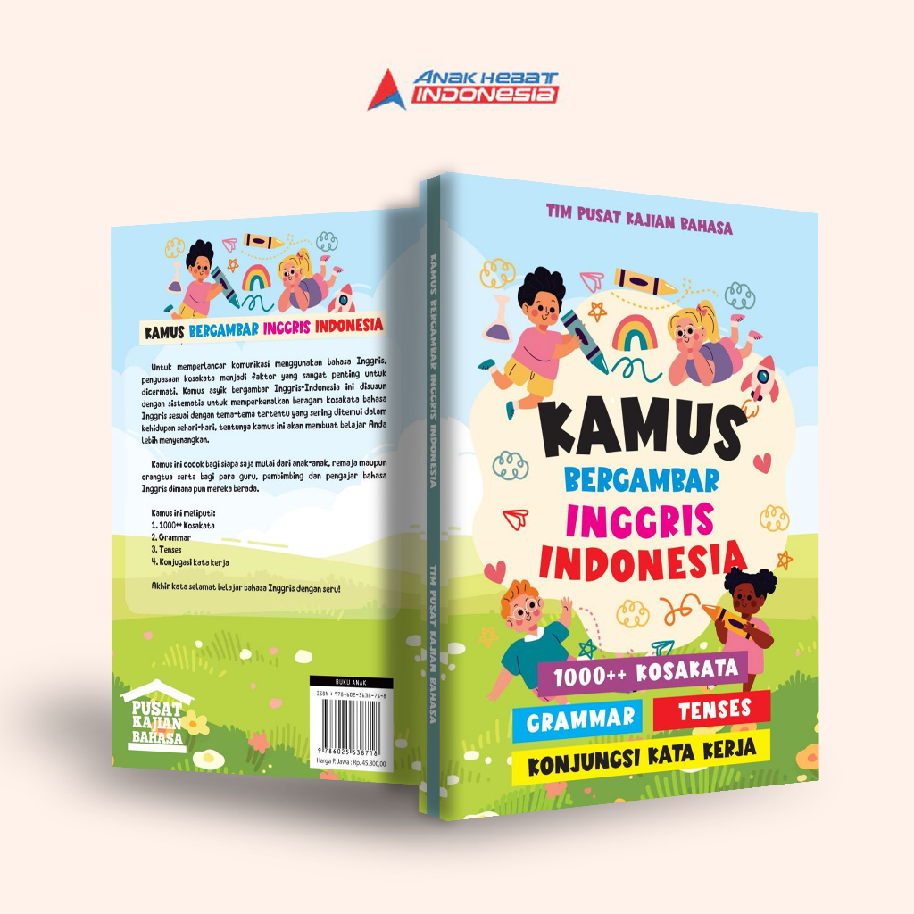 Jual Buku Kamus Bergambar Inggris Indonesia : 1000++ Kosa Kata Grammar ...