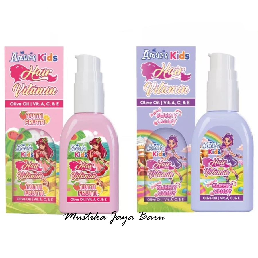 Jual Amara Kids Hair Vitamin 30ml Tutti Frutti Sweet Candy Hair