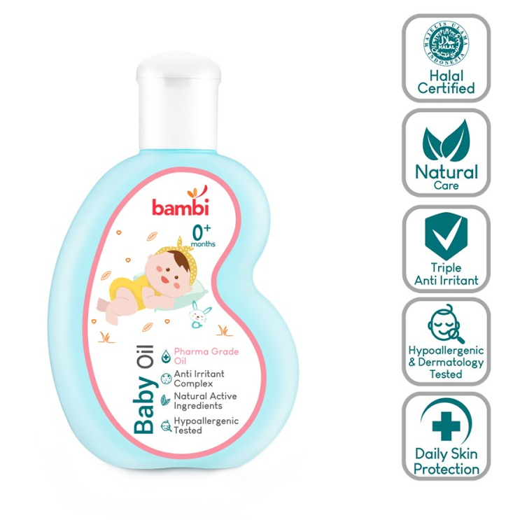 Jual Bambi Baby Oil 100ml | Shopee Indonesia