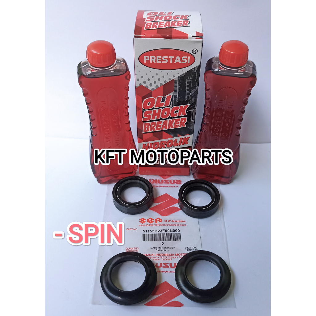 Jual Seal Shock Depan Dan Oli Shock Suzuki Spin Shopee Indonesia