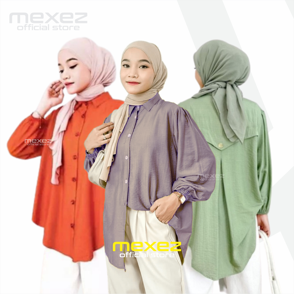 Jual Kemeja Wanita Oversize Polo Linen Atasan Wanita Shopee Indonesia