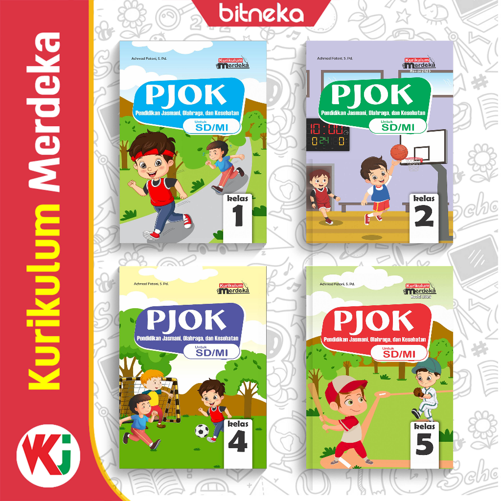 Jual Buku Siswa PJOK SD/MI Kurikulum Merdeka Kurmer - Achmad Fatoni ...