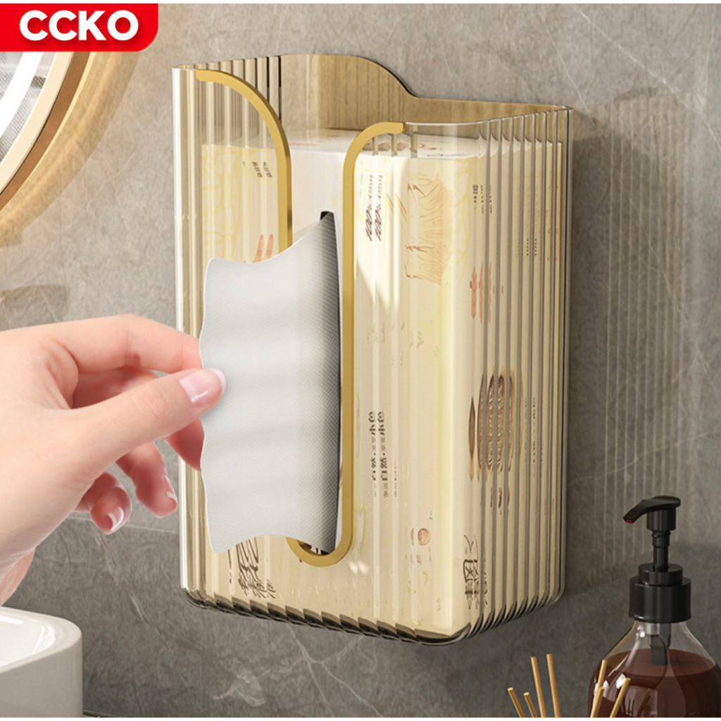 Jual ZEN - Kotak Penyimpanan Tisu Tissue Box Organizer Refill Tempel ...