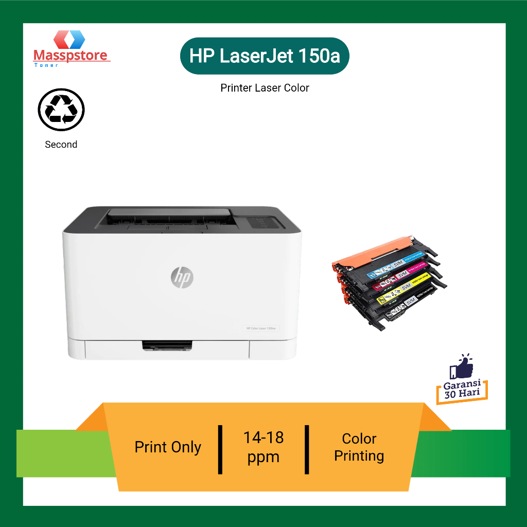 Jual Printer Color HP LaserJet 150a Color Cetak Foto document Printer ...