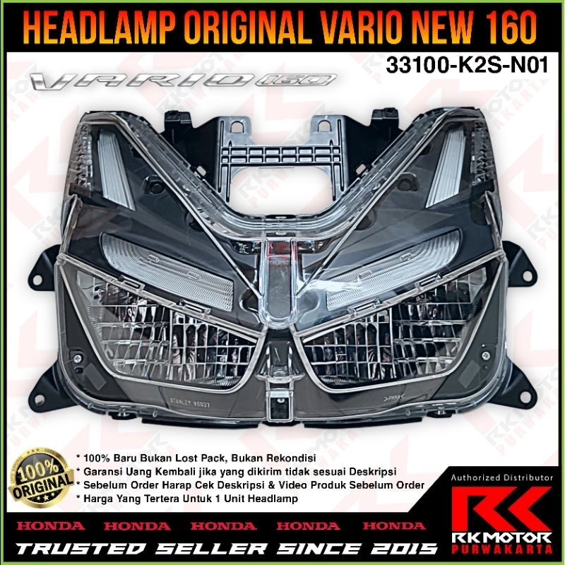 Jual Headlamp Reflektor Lampu Depan Assy Vario New