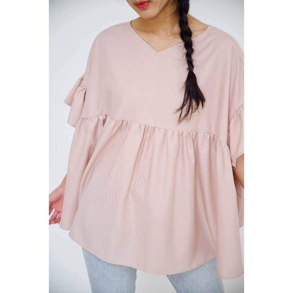 Jual AB Oversized Blouse ( Bisa Pakai Depan Belakang ) | Shopee Indonesia