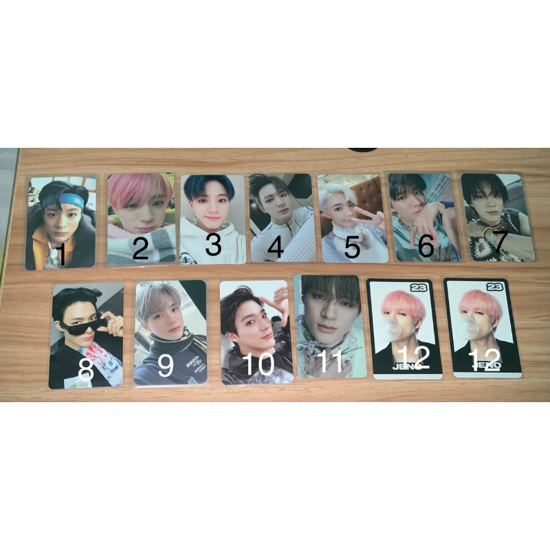 NCT Dream Jeno Beatbox/Glitch Mode top Photocard set